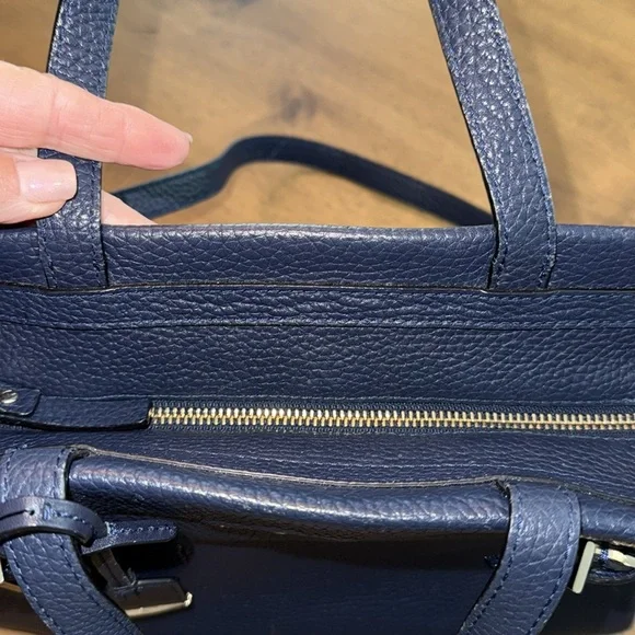 Kate Spade Navy and Cream Satchel - Picture 11 of 15